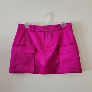 Zara Fuchsia Mini Skirt